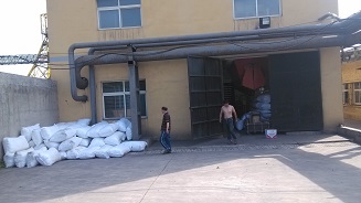 河北某煤礦纖維束安裝現場